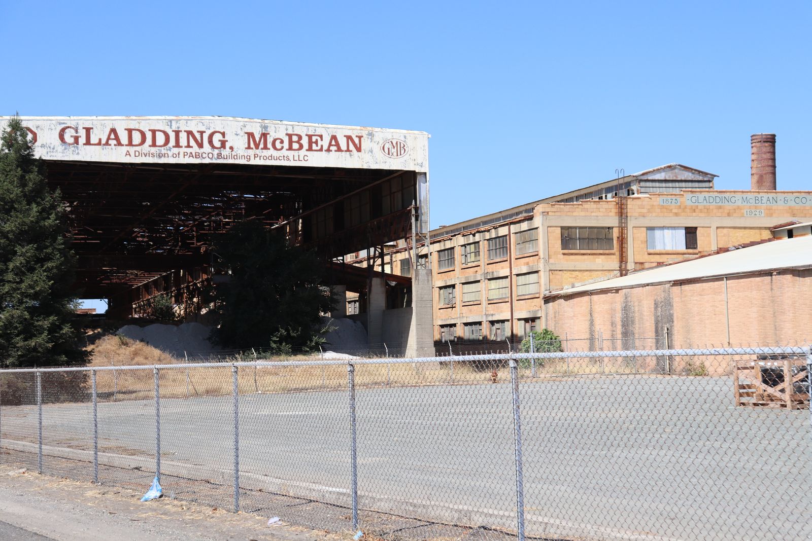 The historic Gladding, McBean terra cotta factory in Lincoln, California